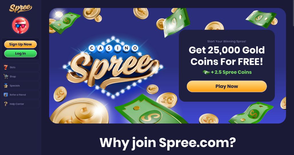 Spree homepage screenshot